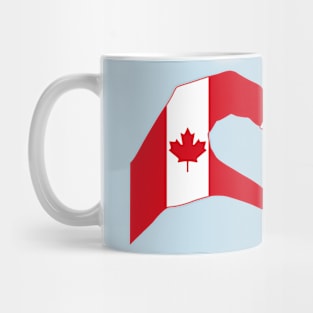 We Heart Canada & Japan Patriot Flag Series Mug